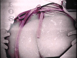 Mistress Dana's Vintage Hollywood Tease: Transparent Panties in Black-and-White Glamour