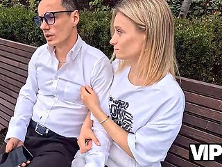 Vip4k. nice blonde cheating on her bf for currency