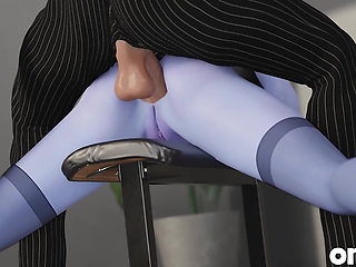 Widowmaker First Time Job as Secretary Fuck with Her Boss 3D Overwatch Porn