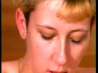 All natural German doll plays with a big dildo