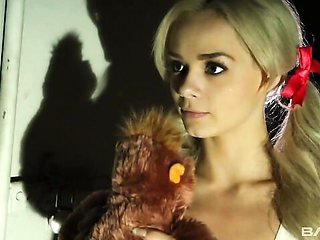 Spicy blonde with round ass Elsa Jean rammed by dark lover