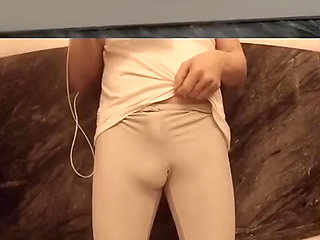 I Couldn't Hold It - Wetting Myself in Gym Outfit - Front View and POV