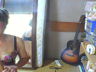 My masturbation in the mirror