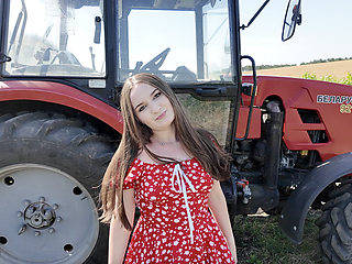 Sex creampie with a village beauty