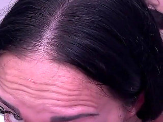 Stepson Spies on His Stepmom in the Shower, Stepmother Sucks Dick