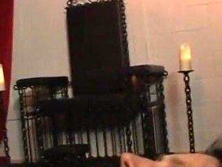 Bondage wax play candle dripping slaves