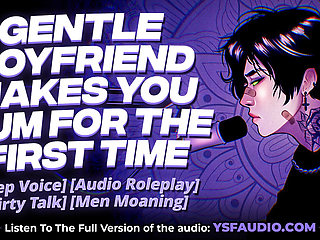 (Audio) Sweet Gentle Boyfriend Makes You Orgasm for First Time - Men Moaning - Roleplay Audio