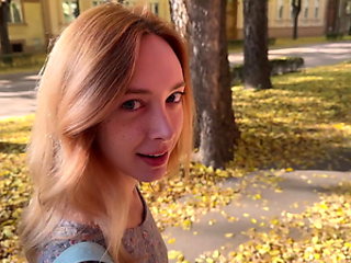 I controlled her sex toy on the street and fucked her hard!