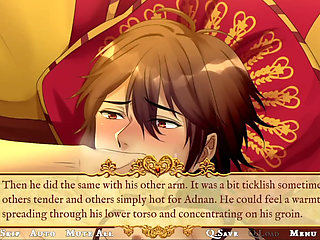 The Arab subordinate in the arms of the wicked sultan!!