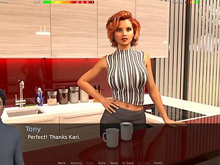 Big boobs in a visual novel with a three-dimensional twist