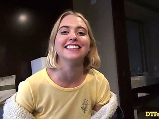 Chloe Cherry facefucked and drilled deep in her tiny pussy