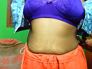 Ammu After Bath Dress Changing Showing Boobs