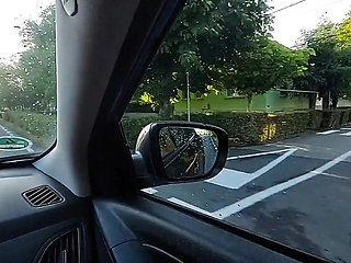 Horny Mature Step Mom Shows Sexy Legs in High Heels on Morning Office Drive