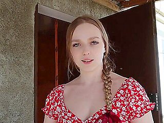 Cheap Russian Whore In Ugly Dirty Village House
