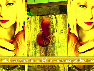Tied up Cock and Balls JOI with Ball Punching Enhanced