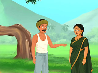 Cartoon Story of a Beautiful Village