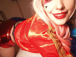 Harley Quinn's Pink Kitty Ravaged by The Joker: Rachel Luxe and Gibby The Clown's X-Rated Encounter