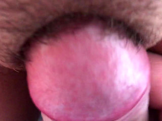 The Penis Rubs the Clitoris Until It Cum. Close-up