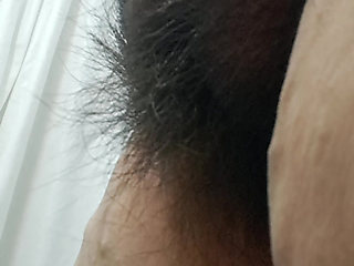 Mom's mature pussy is fat and hairy, perfect for fucking.