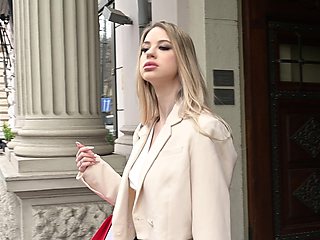 Weathy Wife Sladyen Skaya Takes Back Her Driver To Enjoy A DP Threesome GP3240