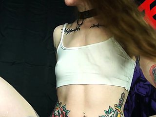 Sexy hottie Anetta Keys enjoys a solo toy masturbation