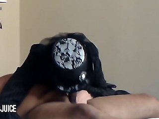 Angel Grave Gags on Victorian Big Cock in POV