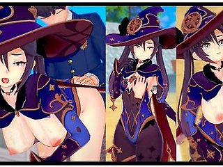 Erotic encounter with a spellbinding anime enchantress