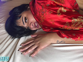 Hot Mixed-race Woman Taking It up the Ass From Her Stepbrother-in-law.