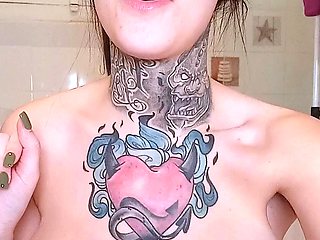 Big boobs milf masturbates with her dildo