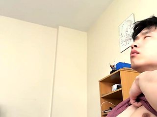 Your Asian Boyfriend Cumming In The Morning Beside You!