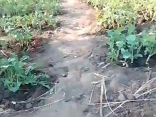 African amateur naked in the bush
