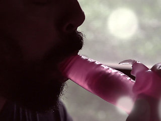 Pulsing Heart - Watch me take this toy in my mouth
