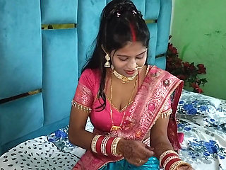 indian coupleShares bed with StepMom while his StepSister hides under the bed