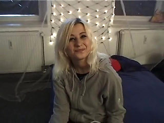 Hot blonde teen trys the movie business