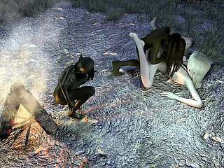 Hot Elf Gets Gangbanged by Goblins in the Forest - Hardcore 3D Hentai