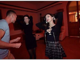 Swingers Club Party - Hardcore Sex With Horny Brunette Katty West