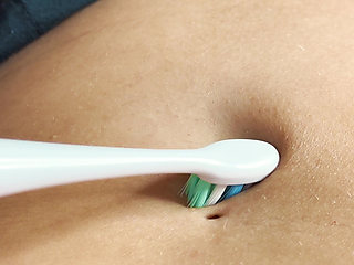 POV Tommy Explores Mars’s Belly Button with Every Tool He Can Find Mars Solo & Tommy Toetickler