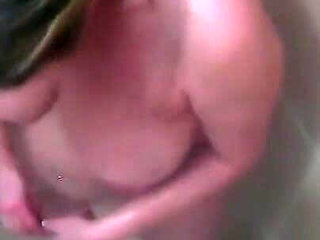Lara Observed While Showering