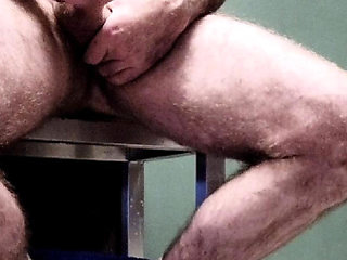 Daddy Jerks off in Locker Room