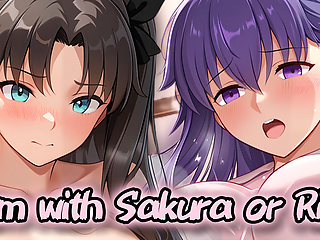 Sakura or Rin: who has better pussy for your cock? (Sex JOI)