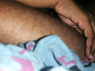 Father in Law's Gigantic Dick Hangs Out Under His Sarom for Step Daughter