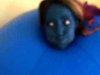 Latex slut solo anal masturbation