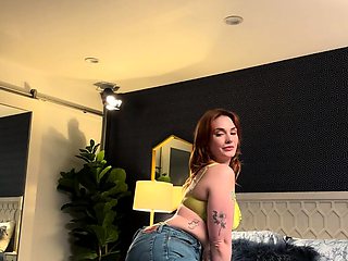 Casting babe shows girl how to masturbate with toys