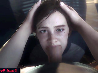 Gol Teen Ellie Blowjob and Facial POV