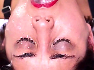 Very Sloppy Reverse Facefucking