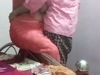 Bhabi got ready and took out her chut ki pani from her brother-in-law.