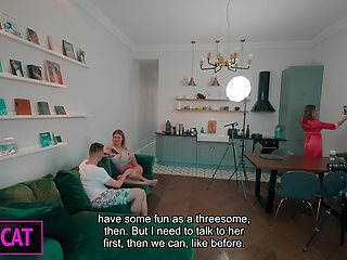 S6e2 Bts Pt1: Zlata Shine Arrival, Outfit Picks and Hallway Tease and Couch Blowjob