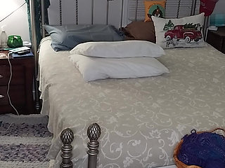 Hot MILF BBW Makes Her Bed Then Masturbates And Has A Good Orgasm!