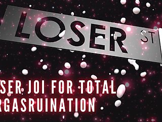Loser JOI for Total Orgasruination