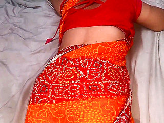 I Fucked Zaara Bhabhi in Red indian Saree and Cumshot in Mouth